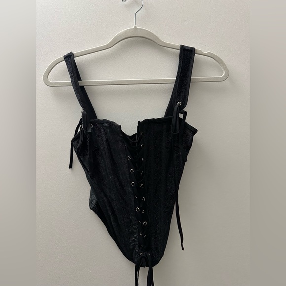 Sparkly Velvet Corset Top - Picture 2 of 3